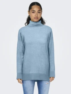 Only Pullover & Sweatshirts*ONLIBI LS LONG ROLLNECK CC KNT angel falls