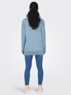 Only Pullover & Sweatshirts*ONLIBI LS LONG ROLLNECK CC KNT angel falls