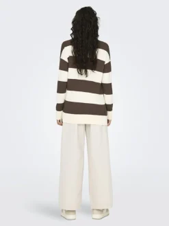 Only Pullover & Sweatshirts*ONLIBI LS LONG ROLLNECK CC KNT chestnut