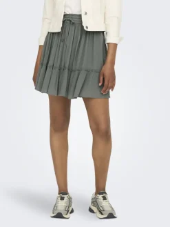 Only Röcke*ONLIBIZA LIFE SHORT SKIRT WVN NOOS Balsam Green