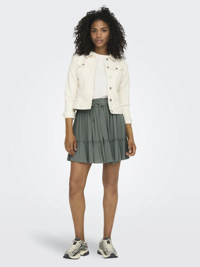Only Röcke*ONLIBIZA LIFE SHORT SKIRT WVN NOOS Balsam Green