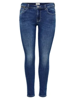 Only Jeans*ONLISA4 ZIP REG SKINNY ANA230 NOOS Dark Blue Denim
