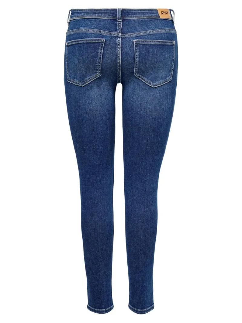 Only Jeans*ONLISA4 ZIP REG SKINNY ANA230 NOOS Dark Blue Denim
