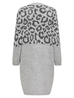 Only Pullover & Sweatshirts*ONLJADE ANIMAL LS CARDIGAN KNT NOOS Light Grey Melange