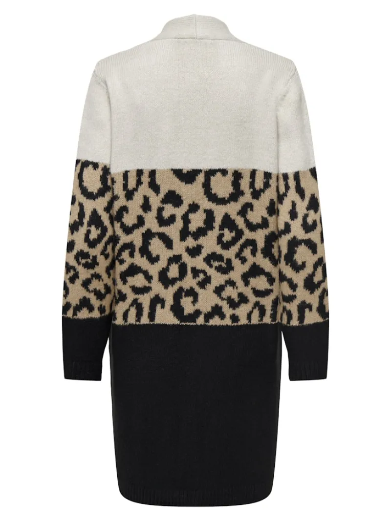 Only Pullover & Sweatshirts*ONLJADE ANIMAL LS CARDIGAN KNT NOOS moonbeam