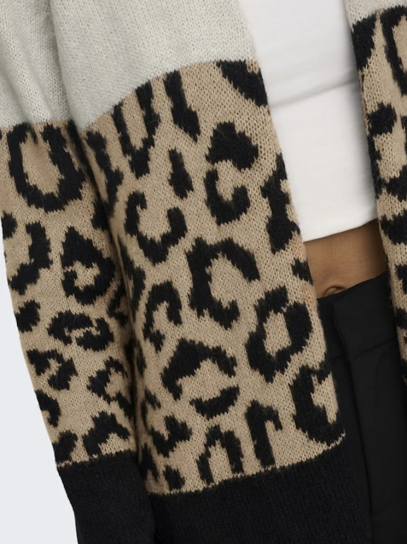 Only Pullover & Sweatshirts*ONLJADE ANIMAL LS CARDIGAN KNT NOOS moonbeam