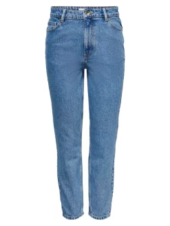 Only Jeans*ONLJAGGER HIGH MOM ANKLE DNM ANA Medium Blue Denim