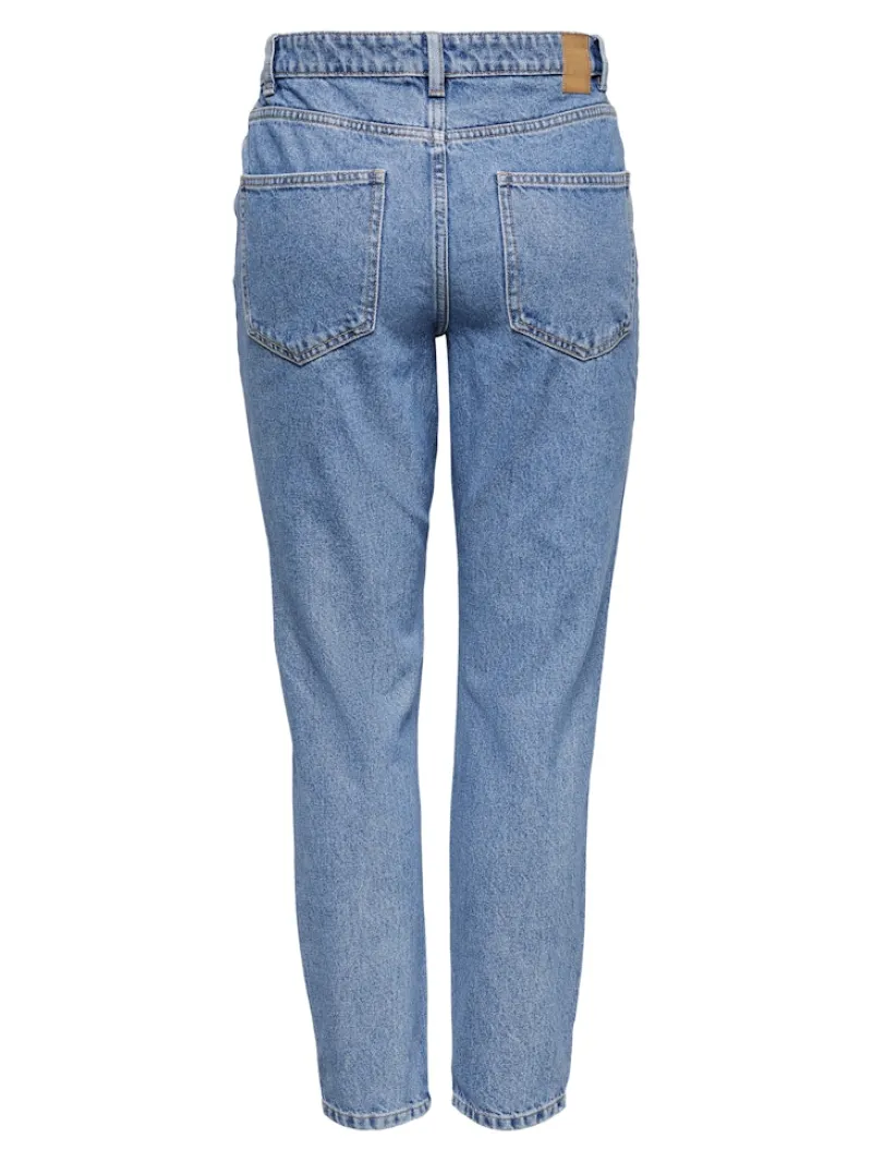 Only Jeans*ONLJAGGER HIGH MOM ANKLE DNM ANA Medium Blue Denim