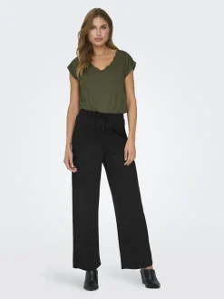 Only Hosen*ONLJANY STRING PANT JRS NOOS Black