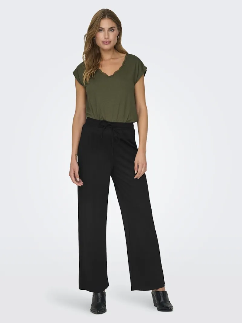 Only Hosen*ONLJANY STRING PANT JRS NOOS Black