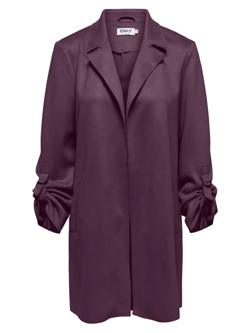Only Jacken*ONLJOLINE FAUX SUEDE COAT LIFE CC OTW mauve wine