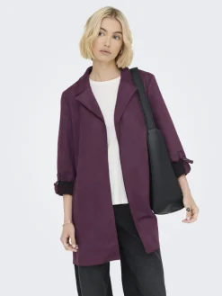 Only Jacken*ONLJOLINE FAUX SUEDE COAT LIFE CC OTW mauve wine