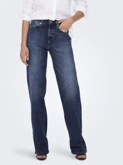 Only Jeans*ONLJUICY HW WIDE DNM REA398 NOOS Dark Blue Denim