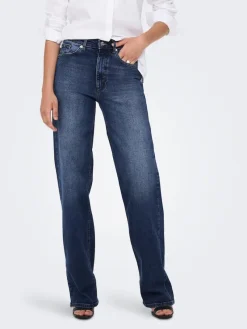 Only Jeans*ONLJUICY HW WIDE DNM REA398 NOOS Dark Blue Denim
