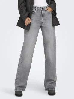 Only Jeans*ONLJUICY HW WIDE LEG DNM REA707 NOOS Medium Grey Denim