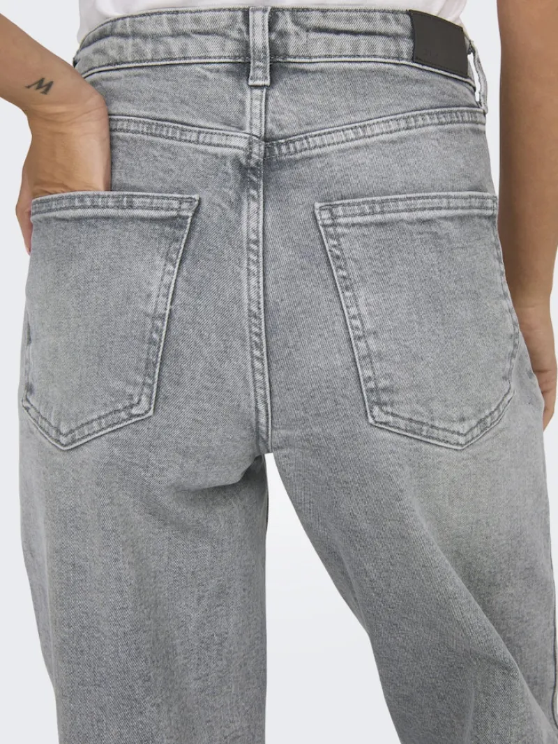 Only Jeans*ONLJUICY HW WIDE LEG DNM REA707 NOOS Medium Grey Denim
