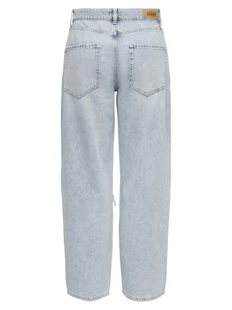 Only Jeans*ONLJULIET HW BOYFRIEND CA JNS DOT Light Blue Denim