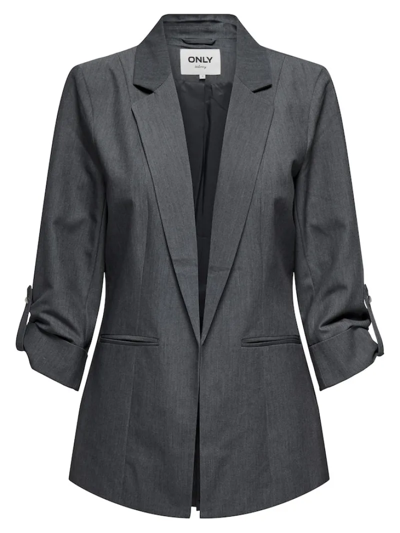 Only Jacken*ONLKAYLE-ORLEEN LIFE 3/4 BLAZER TLR NOOS Medium Grey Melange