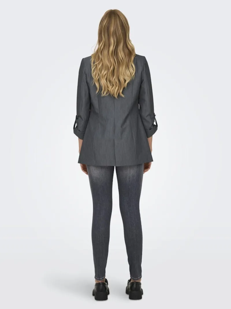 Only Jacken*ONLKAYLE-ORLEEN LIFE 3/4 BLAZER TLR NOOS Medium Grey Melange