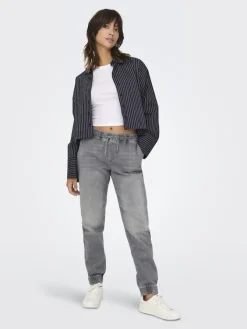 Only Jeans*ONLKELDA MISSOURI MID DNM AZG Light Grey Denim