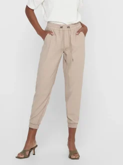 Only Hosen*ONLKELDA-EMERY MW PULL-UP PANTS PNT NOOS humus