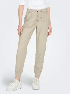 Only Hosen*ONLKELDA-EMERY MW PULL-UP PANTS PNT NOOS humus