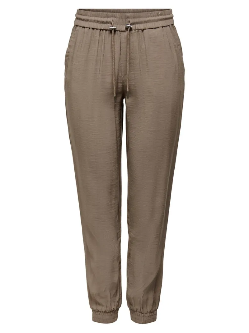 Only Hosen*ONLKELDA-EMERY MW PULL-UP PANTS PNT NOOS Walnut