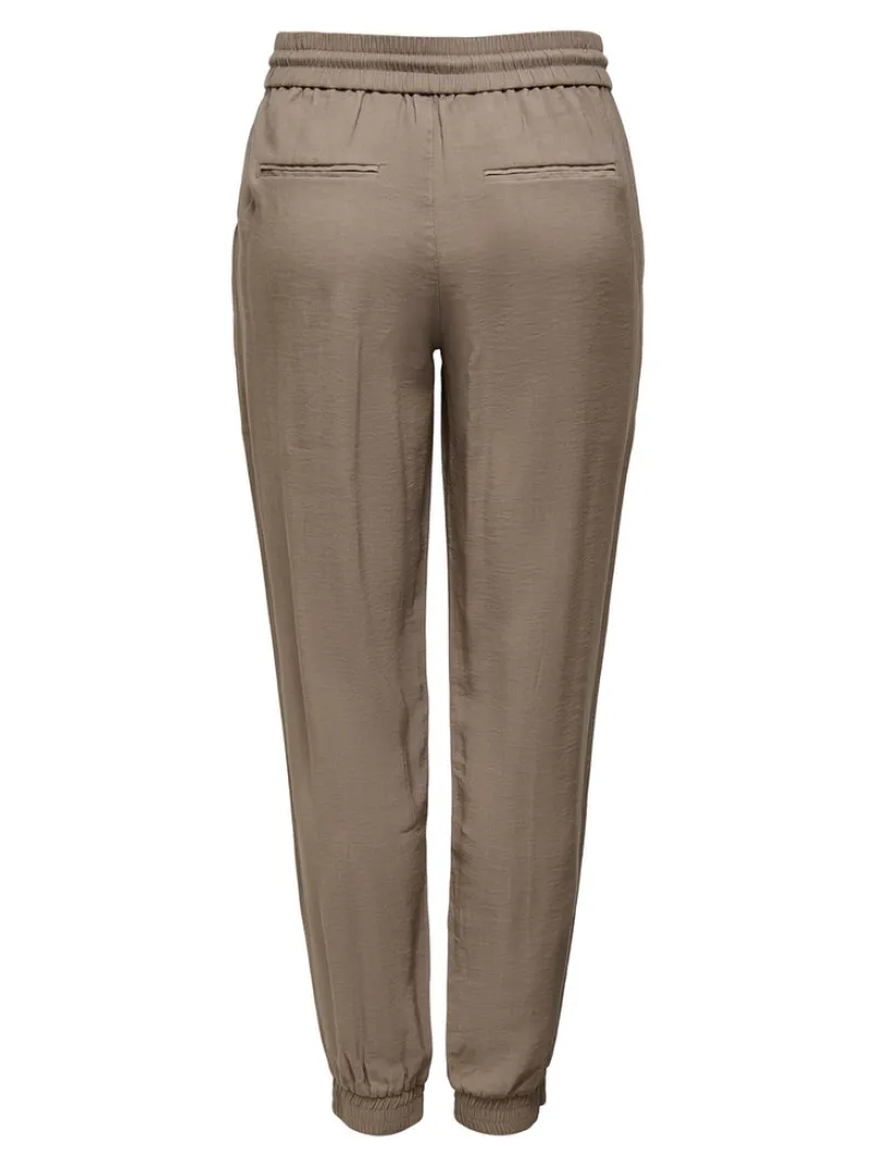 Only Hosen*ONLKELDA-EMERY MW PULL-UP PANTS PNT NOOS Walnut