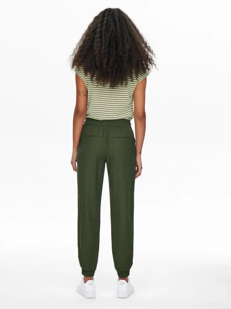 Only Hosen*ONLKELDA-EMERY MW PULL-UP PANTS PNT NOOS Grape Leaf