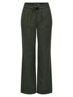 Only Hosen*ONLKELDA-EMERY MW PULL-UP STR PANT PNT Grape Leaf