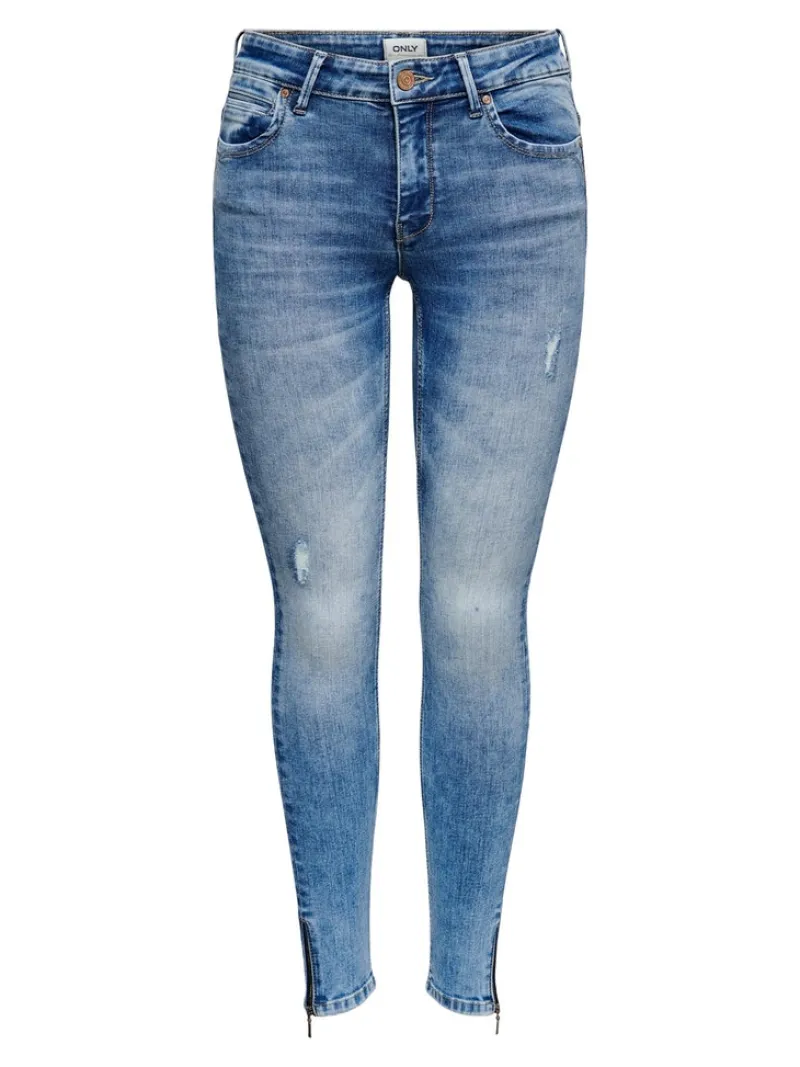 Only Jeans*ONLKENDELL REG SK ANK TAI006 NOOS light medium blue denim