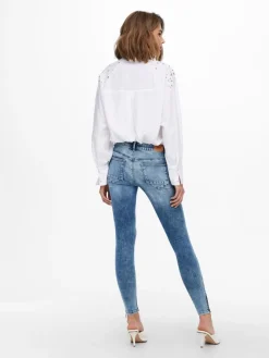 Only Jeans*ONLKENDELL REG SK ANK TAI006 NOOS light medium blue denim