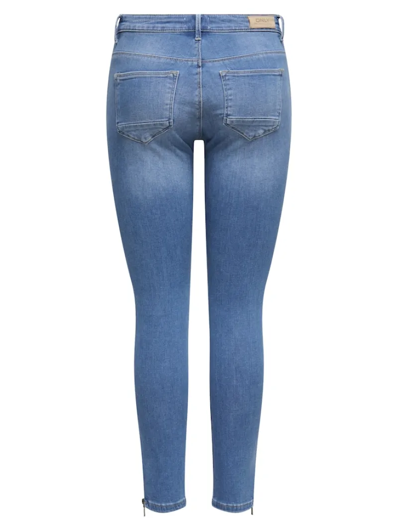 Only Jeans*ONLKENDELL REG SK ZIP ANK TAI582 NOOS light medium blue denim