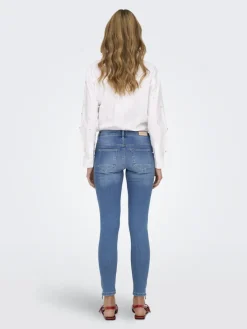 Only Jeans*ONLKENDELL REG SK ZIP ANK TAI582 NOOS light medium blue denim