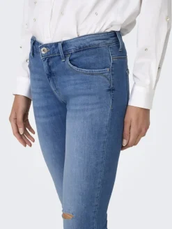 Only Jeans*ONLKENDELL REG SK ZIP ANK TAI582 NOOS light medium blue denim