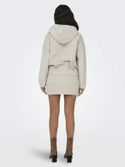 Only Jacken*ONLKENZIE L/S CORD JACKET PNT NOOS hellgrau2