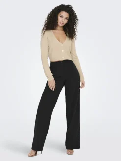 Only Hosen*ONLKIRA-MELLIE HW WIDE PANT PNT NOOS Black