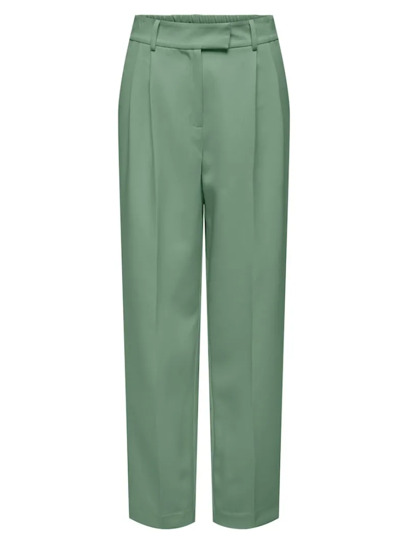 Only Hosen*ONLLANA-BERRY HW ELA STR PANT TLR hedge green