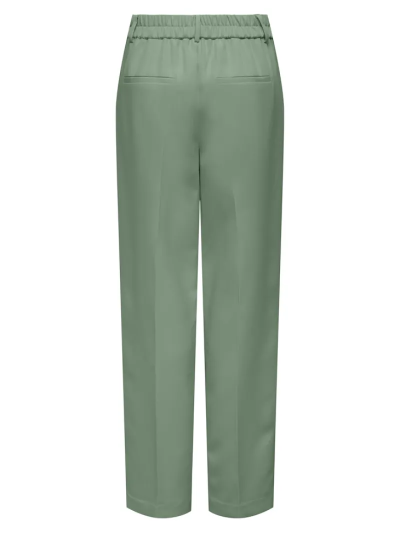 Only Hosen*ONLLANA-BERRY HW ELA STR PANT TLR hedge green