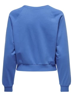 Only Pullover & Sweatshirts*ONLLANEY L/S NEW YORK O-NECK BOX SWT Super Sonic