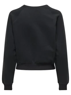 Only Pullover & Sweatshirts*ONLLANEY L/S NEW YORK O-NECK BOX SWT Black