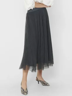 Only Röcke*ONLLAVINA SKIRT JRS NOOS Asphalt