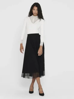 Only Röcke*ONLLAVINA SKIRT JRS NOOS Black