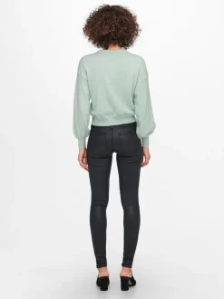 Only Pullover & Sweatshirts*ONLLELY L/S PULLOVER KNT NOOS surf spray