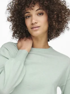 Only Pullover & Sweatshirts*ONLLELY L/S PULLOVER KNT NOOS surf spray