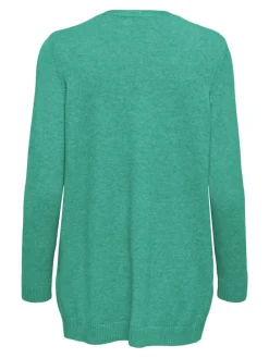 Only Pullover & Sweatshirts*ONLLESLY LIFE L/S OPEN CARDIGAN KNT NOOS marine green
