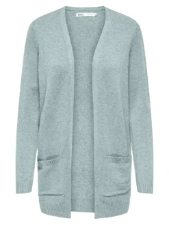 Only Pullover & Sweatshirts*ONLLESLY LIFE L/S OPEN CARDIGAN KNT NOOS gray mist
