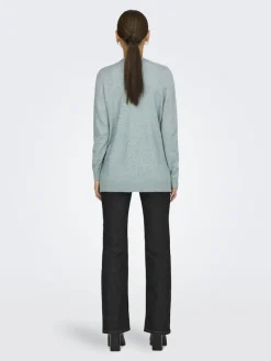 Only Pullover & Sweatshirts*ONLLESLY LIFE L/S OPEN CARDIGAN KNT NOOS gray mist