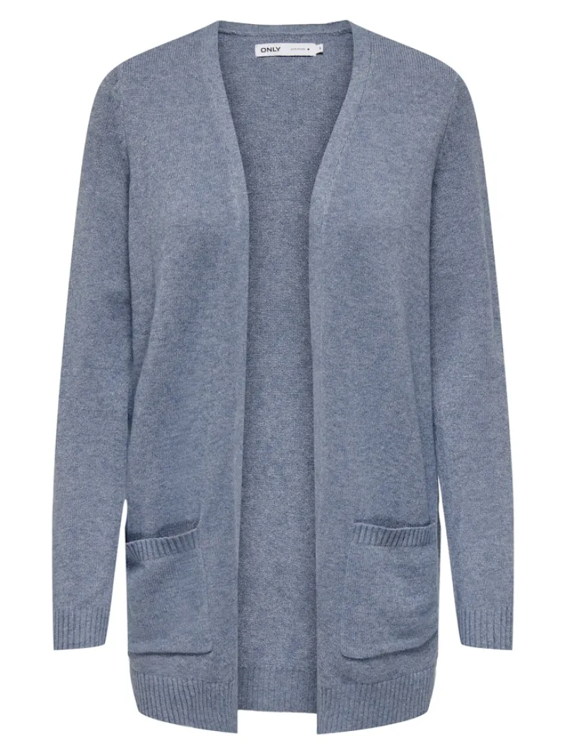 Only Pullover & Sweatshirts*ONLLESLY LIFE L/S OPEN CARDIGAN KNT NOOS Vintage Indigo