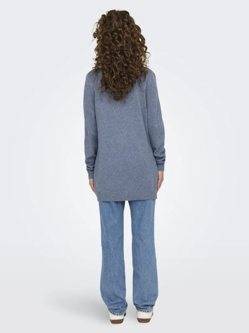 Only Pullover & Sweatshirts*ONLLESLY LIFE L/S OPEN CARDIGAN KNT NOOS Vintage Indigo
